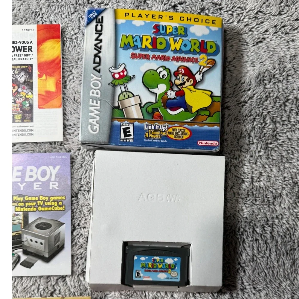 CIB Super Mario World Super Mario Advance 2 Nintendo Game Boy Advance Video Game